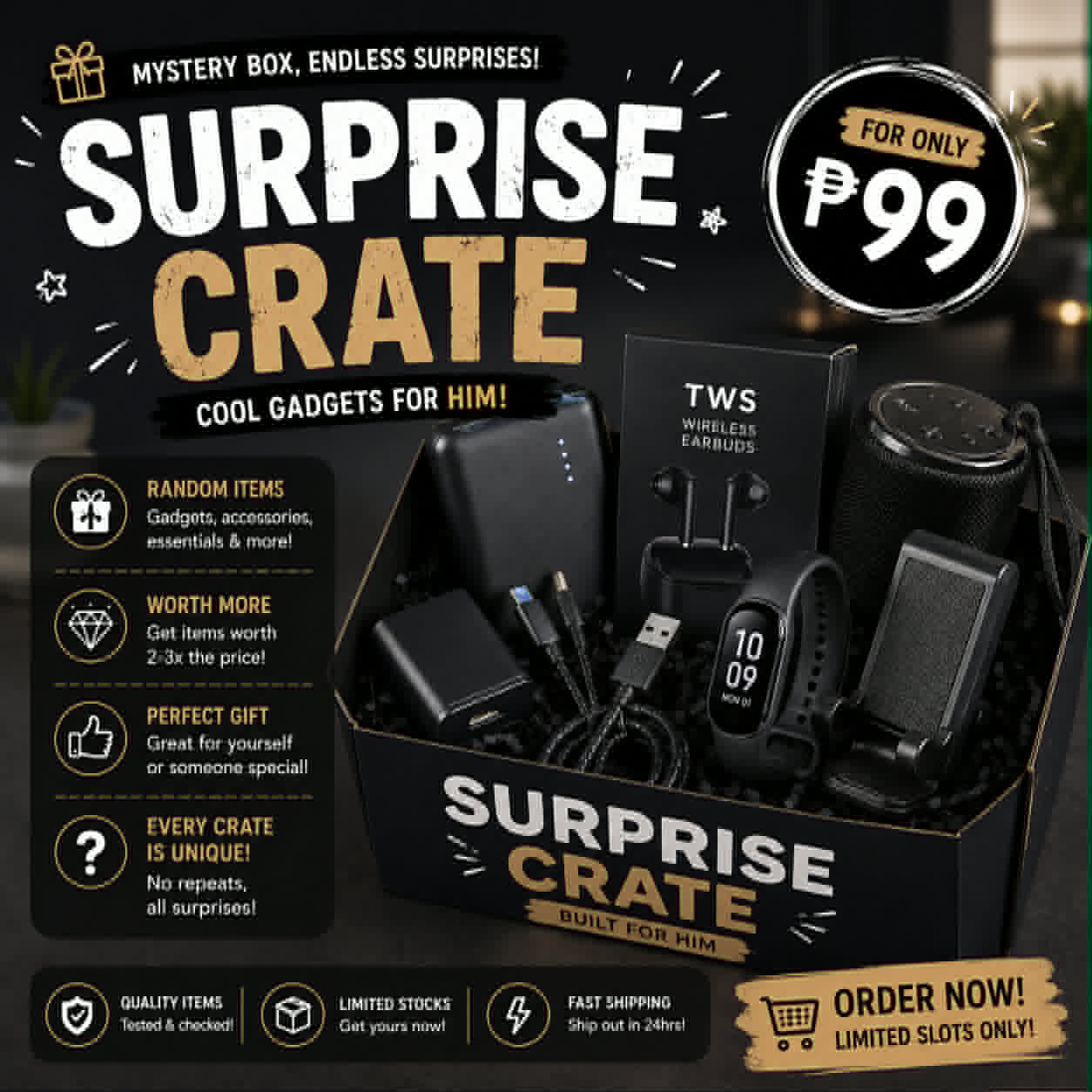 Surprise Crate for Him